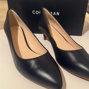 Cole Haan Women's Black Leather Pumps